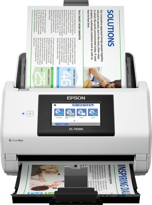 Epson 45ppm A4 SheetFeed USB3 Wi-Fi LAN 7000 Pages Daily Single Pass Dual Scanning (A3 with Stitching Function)