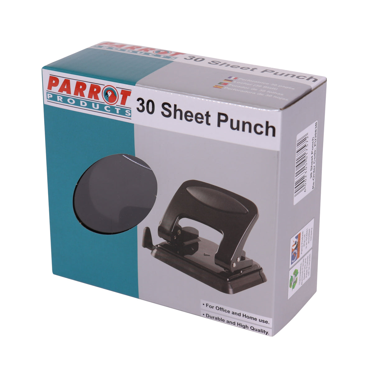 PUNCH STEEL 30 SHEETS BLACK