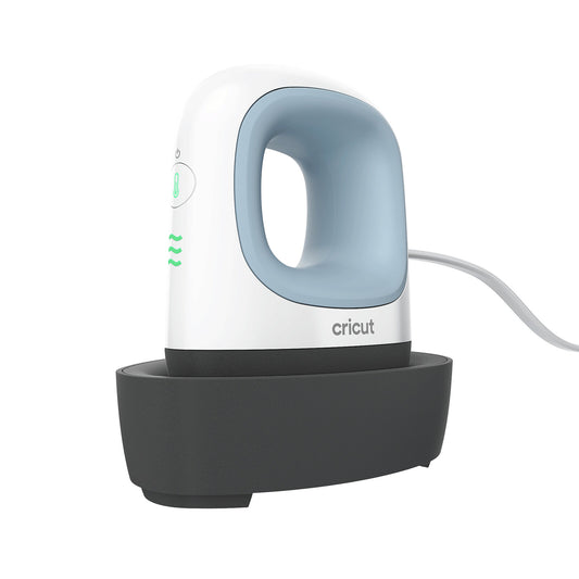 Cricut EasyPress Mini (Zen Blue)/ Compact size ideal for unusually small or unique heat transfer projects/ Customize unusual projects like shoes and stuffed animals/ Ceramic-coated heat plate for dry even edge-to-edge heat/ 3 heat settings for every pr...