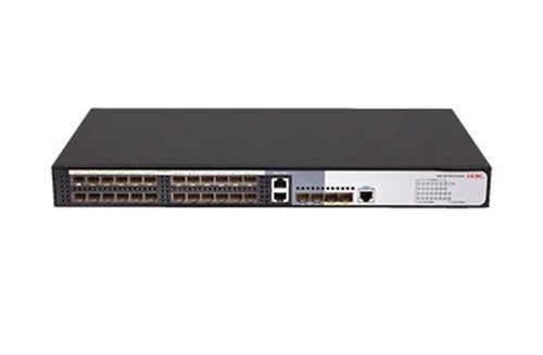 H3C SMB S5120V3-28F-LI Layer 3 Ethernet Switch with 24x 100/1000Mbps SFP (Base-X) Ports, 2x 10/100/1000Mbps Ethernet Combo Ports, 2x 1Gbps SFP Ports and 2x 1Gbps/10Gbps SFP+ Ports, AC PSU