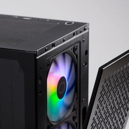 Cooler Master Masterbox Elite 302 Mirco-ATX Airflow PC with pre-installed 3x 120mm ARGB fans case