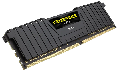 Corsair VENGEANCE® LPX 8GB (1 x 8GB) DDR4 DRAM 2666MHz C16 Memory Kit; 16-18-18-35; 1.2V; Black