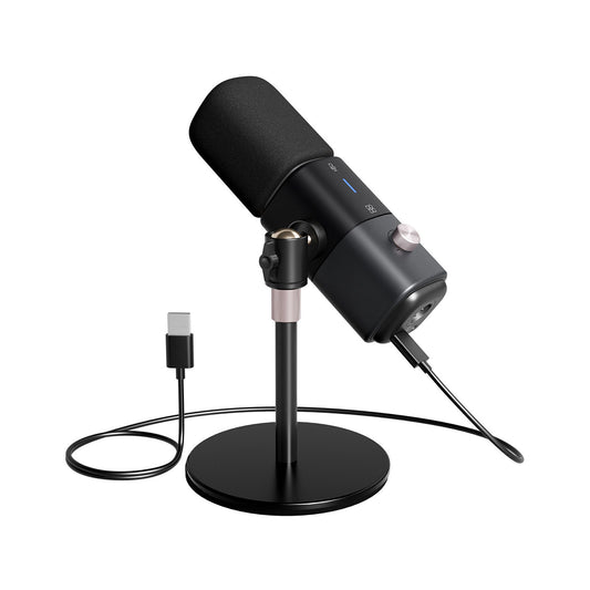 NearStream Podcast/Condenser Microphone with Desk Stand