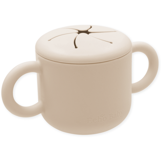 Echo Baby Silicone Snack Cup - Ivory