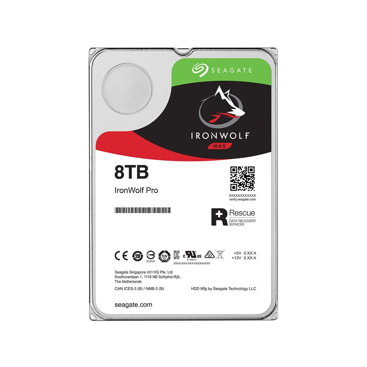 Seagate Ironwolf NAS 8TB 3.5" SATA Internal HDD