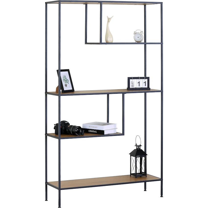 Everfurn Felix Bookshelf - Oak