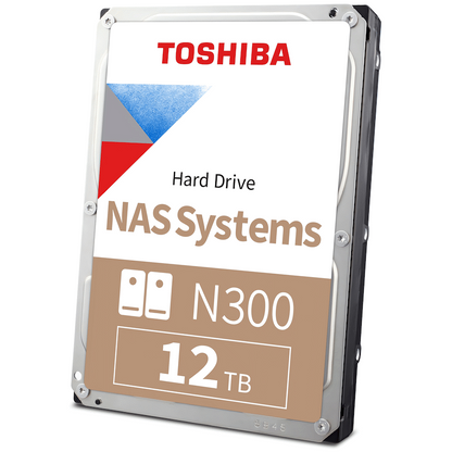 Toshiba N300 NAS Hard Drive 12tb SATA III (512mb/7200rpm)