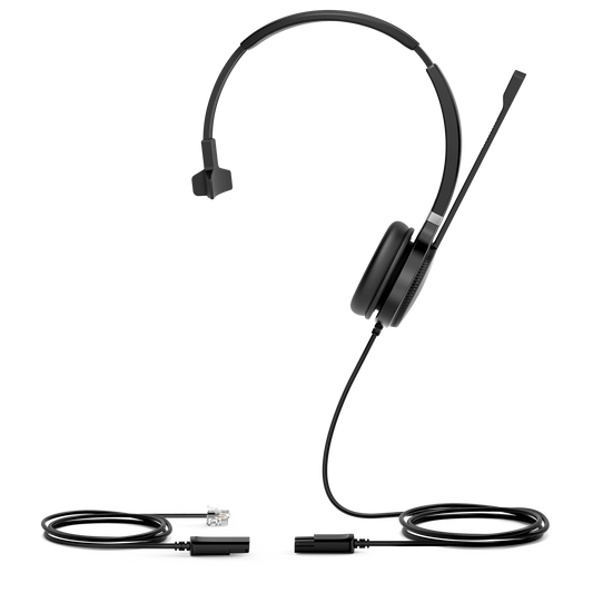 Yealink YHS36 Mono Headset With RJ-9 And Leatherette Ear Cushions (EOL)