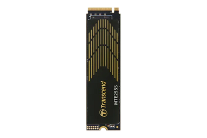 TRANSCEND 2TB MTE255S PCI-E GEN 4X4 M.2 NVMe 2280 SSD 3D NAND -7400 MB/s Read 6500 MB/s Write- Graphen Heat Spreader -1200TBW