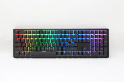 Ducky Keyboard Zero 6108 100% Mechanical Wireless Keyboard; RGB; USB 2.0 / 2.4GHz / BT - Cherry MX2A Speed Silver switches.