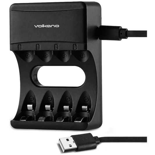 Volkano Extra Series 4-Battery Recharger AA/AAA