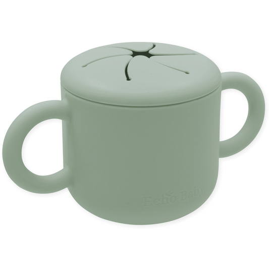 Echo Baby Silicone Snack Cup - Sage