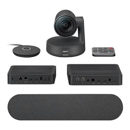 Logitech Rally Premier Modular Video Conferencing System for Large and Extra Large Rooms, incl. Rally Cam, 1x Speaker, 1x Mic Pod, Rally Display Hub, Rally Table Hub