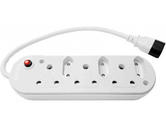 Acconet 6 Way Multiplug with 3x 16A SA and 3x 5A 2 Pin Sockets | AC-MPLUG-IEC-6
