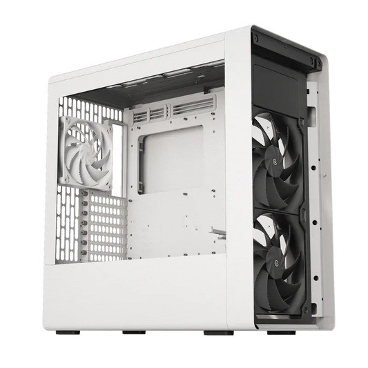 Aerocool HAVN BF 360 Flow White EATX case - Adjustable GPU Bracket - Supports up to 7 fans (2x180; 1x140mm incl) - 2x 3.5'' or 4