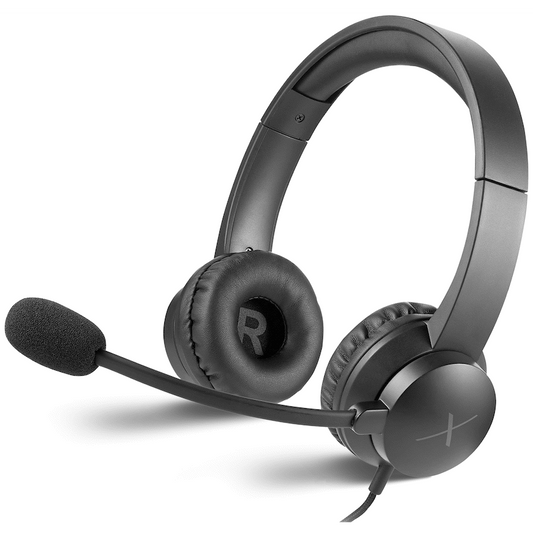 VolkanoX Chat Mk2 Series Wired USB Headset - Graphite