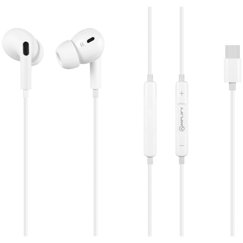 Amplify Soundlink Type-C Earphone - White