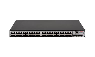H3C SMB S1850V2-52P-EI Layer 2 Ethernet Switch with 48x 10/100/1000Mbps Ethernet Ports and 4x 1Gbps SFP Ports, AC PSU