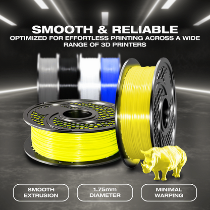 SA Filament PLA UV Neon Filament 1kg - Lunar Yellow