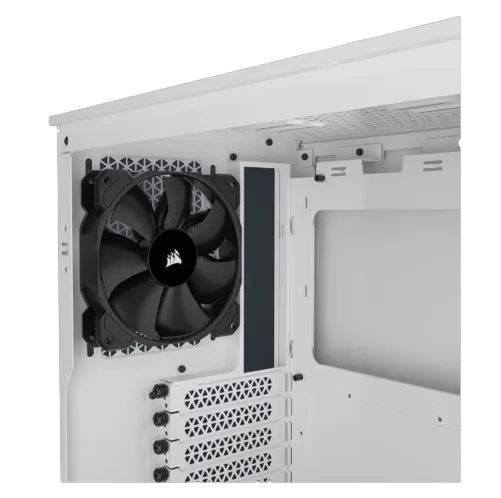 3000D AIRFLOW White Mid-Tower PC Case; 2x 3.5'' | 2x 2.5'' Drive Bays; Up to 360mm Radiator compatible; 2x 120mm fan incl