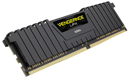 Corsair VENGEANCE® LPX 8GB (1 x 8GB) DDR4 DRAM 2666MHz C16 Memory Kit; 16-18-18-35; 1.2V; Black