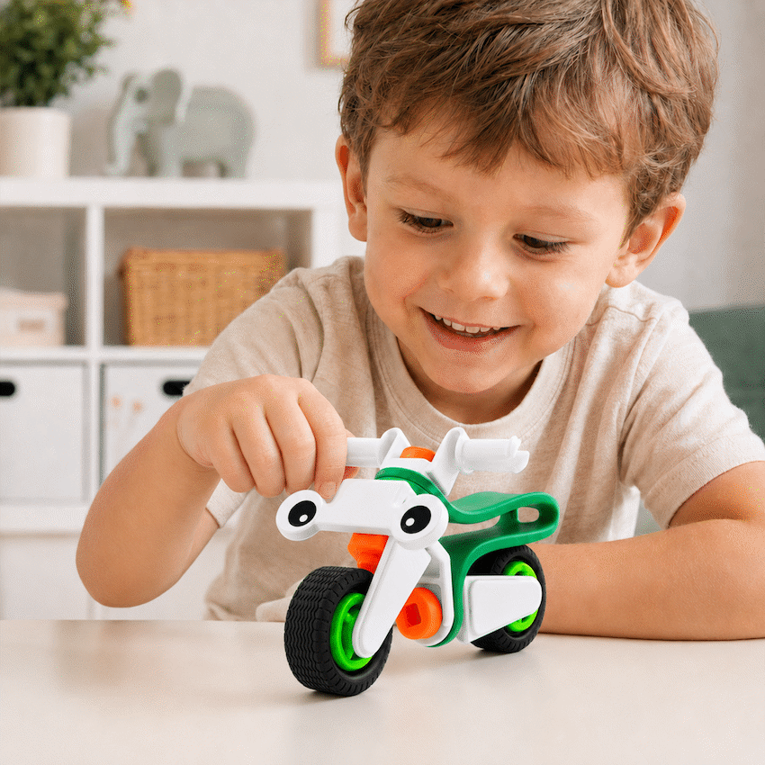 Edu-matic Flexi Build Mini Kit - Motobike - 16 pcs