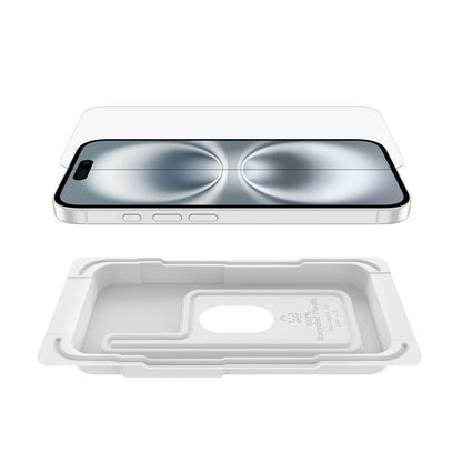 Belkin - ScreenForce InvisiGlass Treated Screen Protector for InvisiGlass Treated Screen Protector for iPhone 16/15/14 Pro