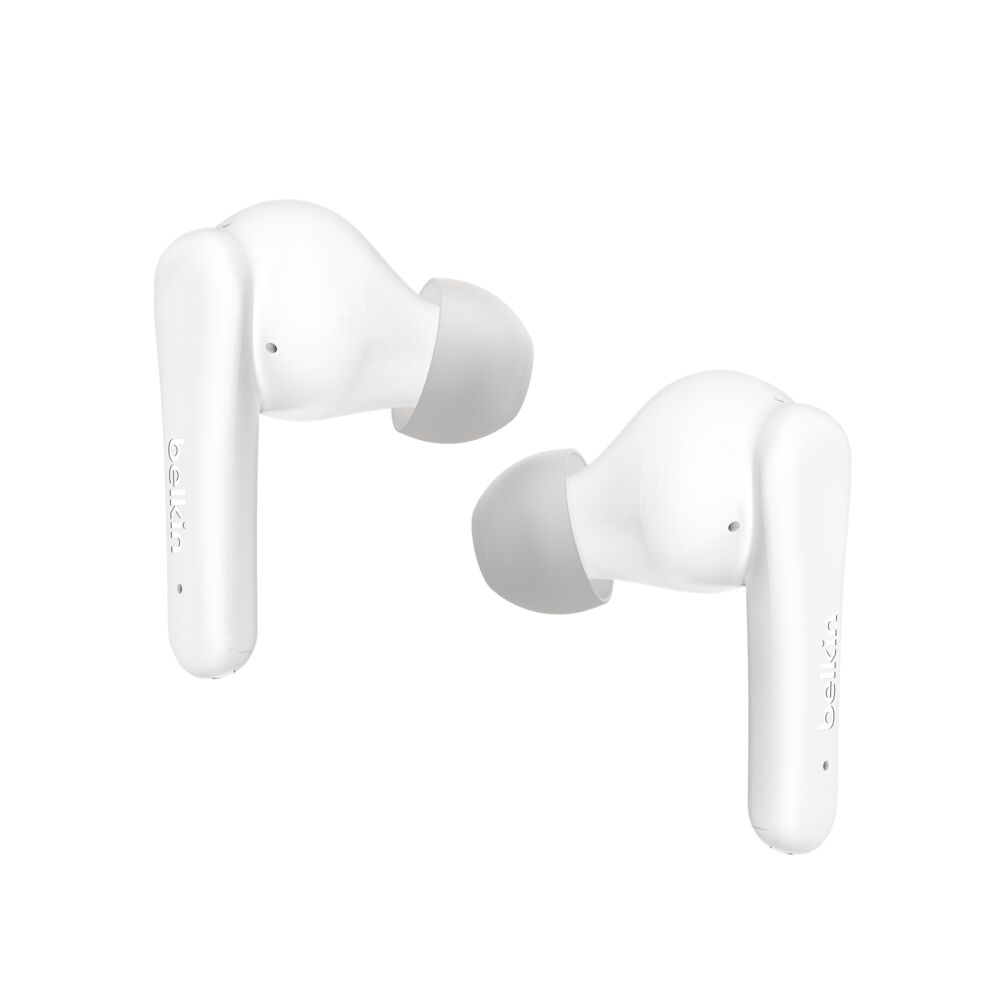 Belkin - SoundForm Rhythm True Wireless ANC Earphones with Built-in Microphone - White