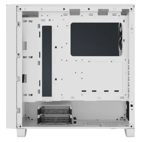 3000D AIRFLOW White Mid-Tower PC Case; 2x 3.5'' | 2x 2.5'' Drive Bays; Up to 360mm Radiator compatible; 2x 120mm fan incl
