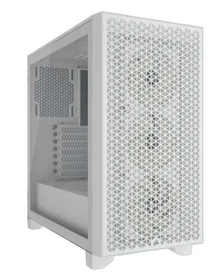 3000D RGB AIRFLOW White Mid-Tower PC Case; 2x 3.5'' | 2x 2.5'' Drive Bays; Up to 360mm Radiator compatible; 3x 120mm fan incl