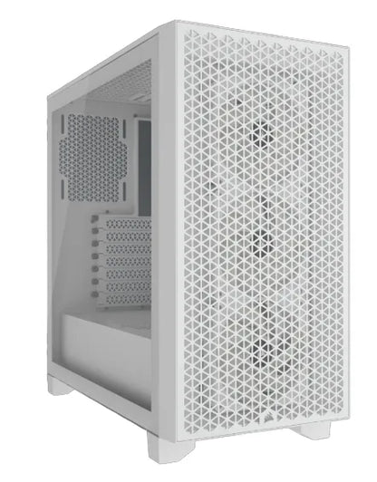 3000D RGB AIRFLOW White Mid-Tower PC Case; 2x 3.5'' | 2x 2.5'' Drive Bays; Up to 360mm Radiator compatible; 3x 120mm fan incl