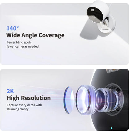 Aqara Select 2K Smart Security Camera Black| AQ-CAM-G100-B