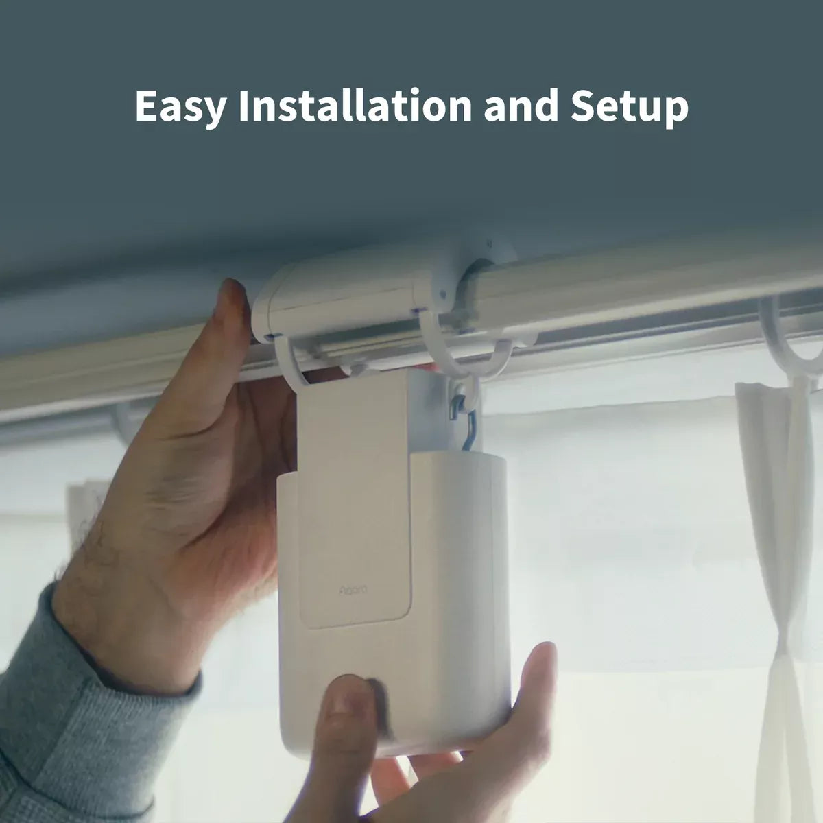 Aqara E1 Smart Curtain Driver Rod Version | CM-M01-ROD