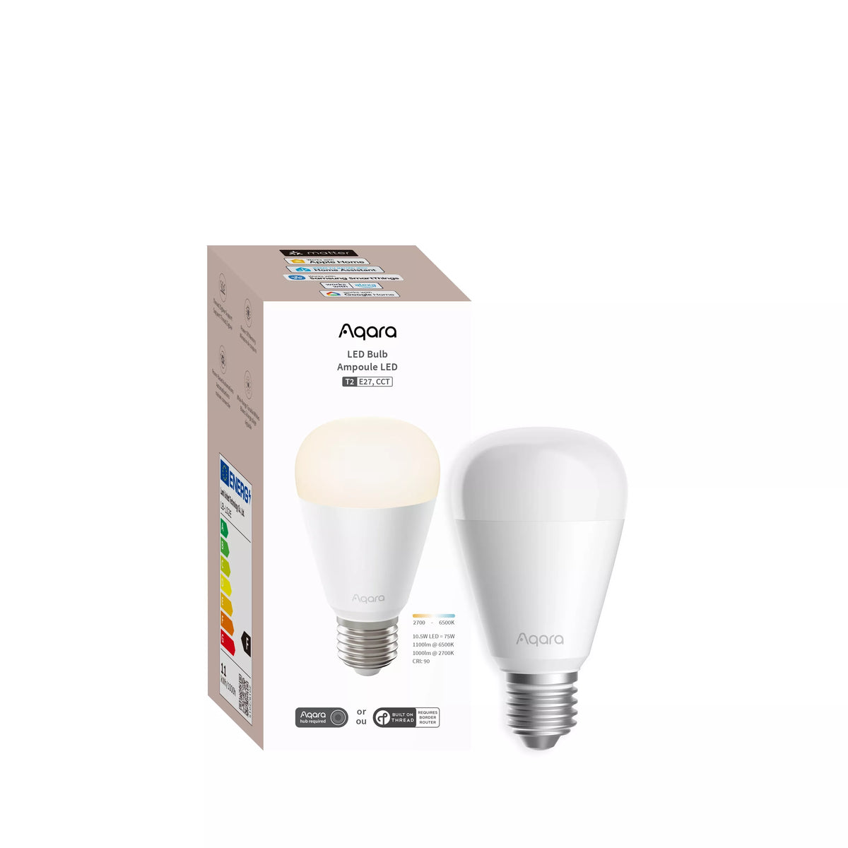 Aqara Lighting - LED Bulb T2 - Tunable White CCT - E27 Base | LB-L02E