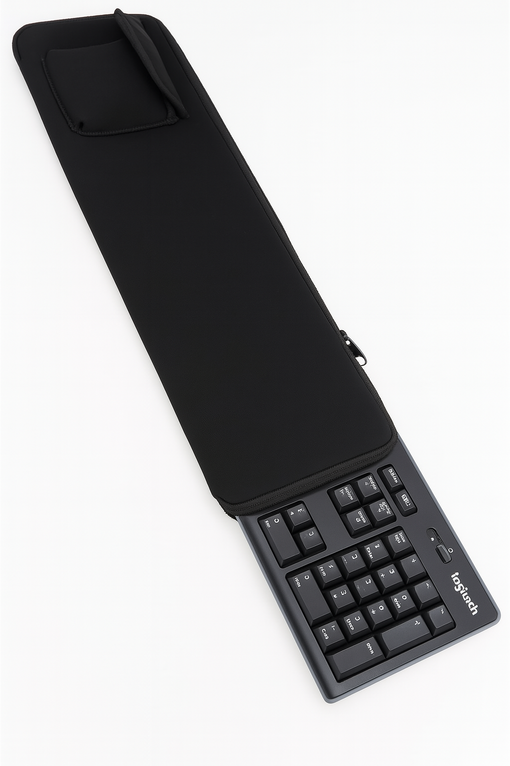 Tuff-Luv - Portable Neoprene Keyboard and Mouse Bag - Black