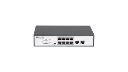 BDCOM Unmanaged 8-port Gigabit 120W POE switch, 8 POE ports, 2 GE TX ports