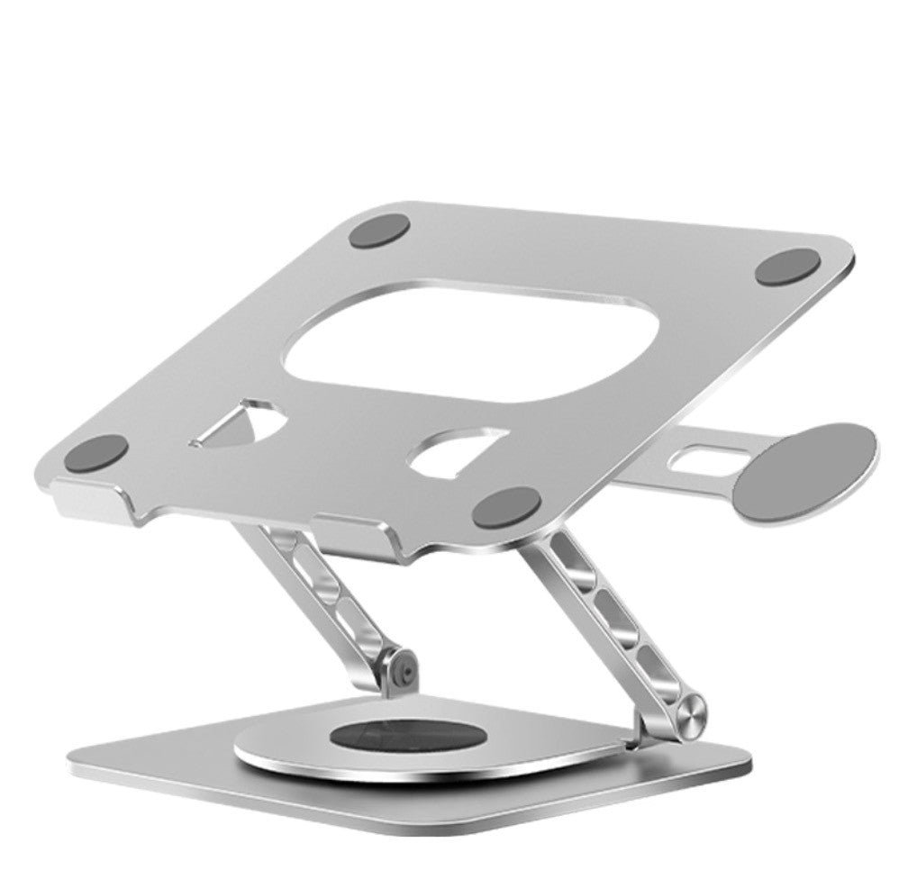 Tuff-Luv - 360 Degree Rotatable Laptop Stand for Laptops up to 16" with Height Adjustable - With Magsafe Phone Holder - Aluminium