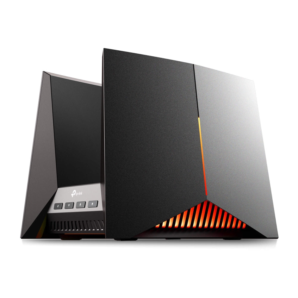 TP-Link BE19000 Tri-Band Wi-Fi 7 Gaming Router 19 Gbps 2×10G + 4×2.5G Ports USB 3.0 Gaming Acceleration RGB Lighting
