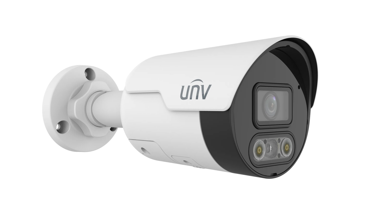 Uniview UNV 4MP Dual Light ColorHunter Bullet IP Camera 4mm | IPC2124LE-ADF40KMC-DL