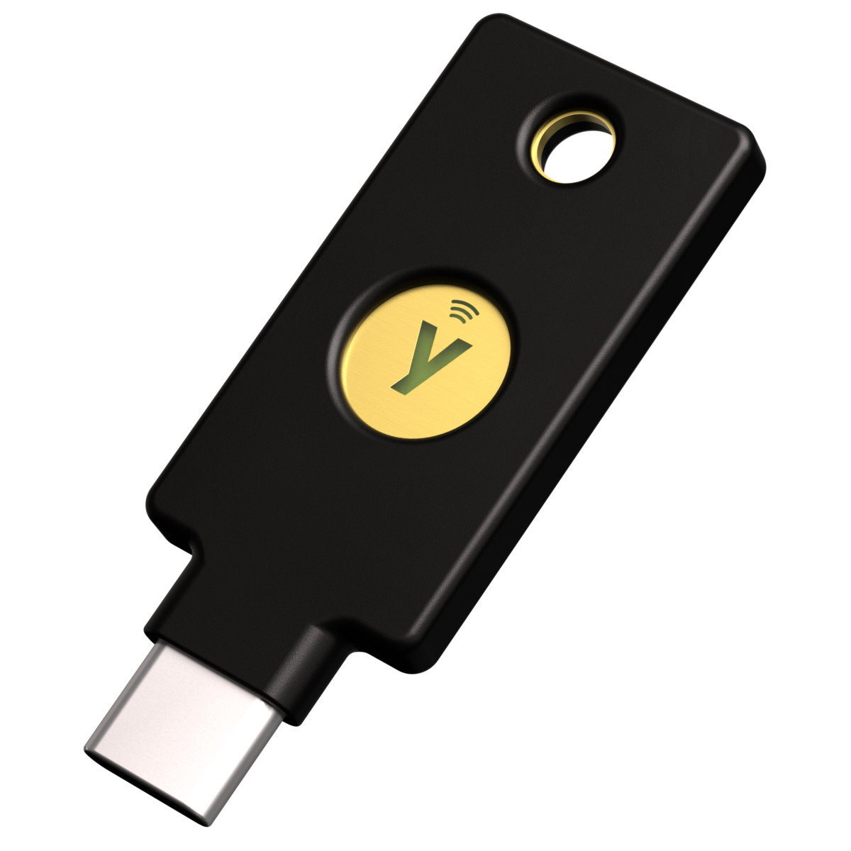 Yubico - Security Key C - USB-C - Black NFC - Basic Compatibility - Multi-Factor authentication (MFA) Security Key, Connect via USB-C or NFC, FIDO Certified