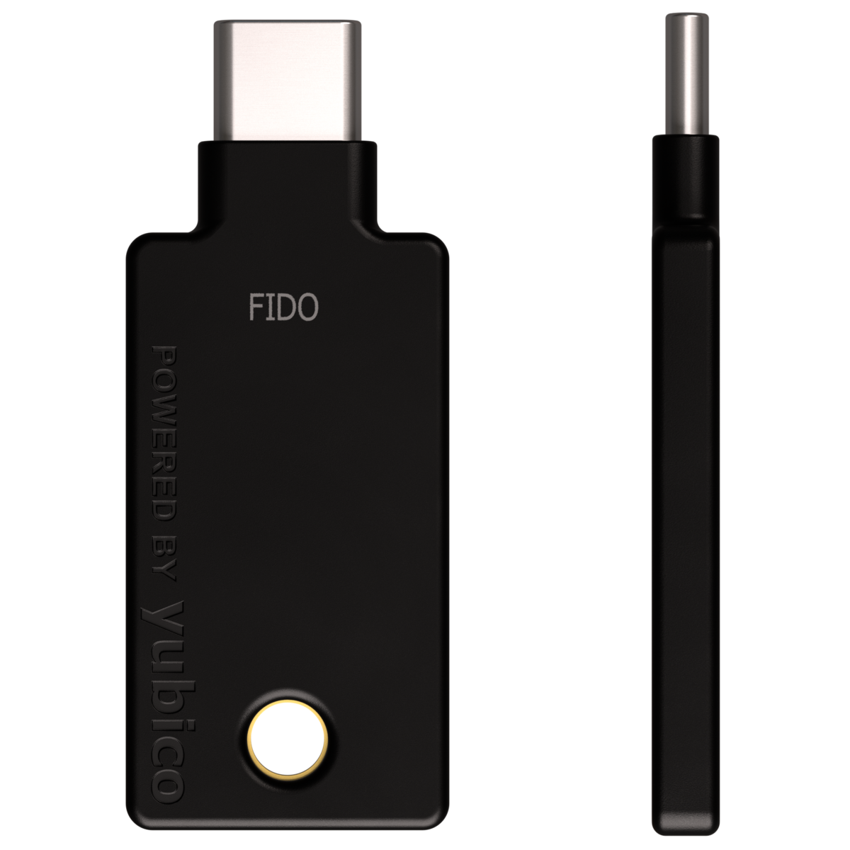 Yubico - Security Key C - USB-C - Black NFC - Basic Compatibility - Multi-Factor authentication (MFA) Security Key, Connect via USB-C or NFC, FIDO Certified
