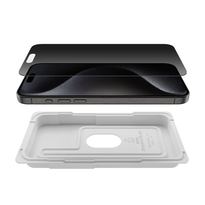 Belkin - TemperedGlass Privacy Treated Screen Protector for iPhone 15 Pro Max