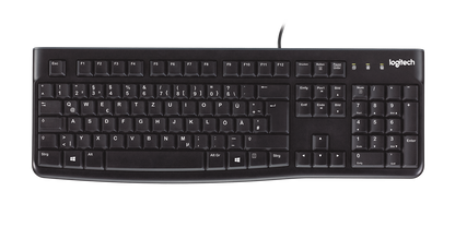 Logitech Corded Keyboard K120 - Black