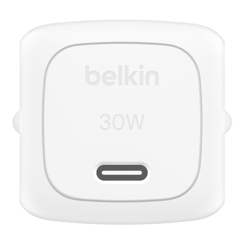 Belkin - BoostCharge 30 Watt USB-C Wall Charger with Cable - White