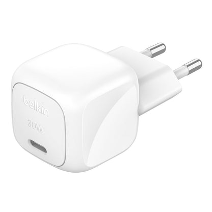 Belkin - BoostCharge 30 Watt USB-C Wall Charger - White