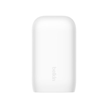 Belkin - BoostCharge - 67 Watt Wall Charger with 3 x USB-C Ports Power Delivery Wall Charger with 2 Meter USB-C to USB-C Cable - White