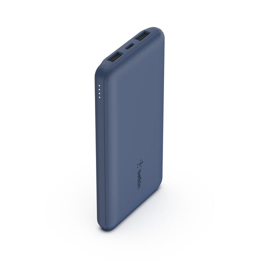 Belkin - BoostCharge 10 000 mAh 15 Watt Power Bank - Blue