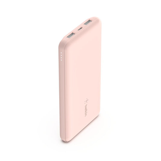 Belkin - BoostCharge 10 000 mAh 15 Watt Power Bank - Rose Pink