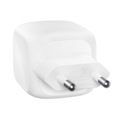 Belkin - BoostCharge 50 Watt 2 x USB-C Ports Dual Port GaN Charger - White