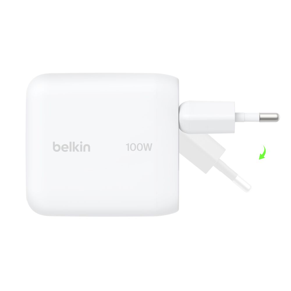 Belkin - 100 Watt GaN Wall Charger - White